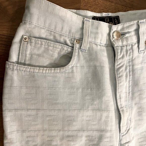 Pre loved Fendi Zucca jeans - Picture 1 of 6